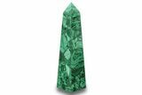 Tall, Polished Malachite Obelisk - DR Congo #266057-1